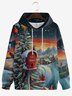 Christmas Tree Snow Scene Hoodie Sweatshirt