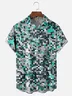 Moisture-wicking Artistic Abstract Camouflage Chest Pocket Casual Shirt