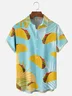 Moisture-wicking Art TACO Painting Chest Pocket Hawaiian Shirt