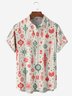 Tall Size Moisture-wicking Christmas Decoration Chest Pocket Hawaiian Shirt