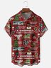 Tall Size Moisture-wicking Christmas Creative GRISWOLD Chest Pocket Hawaiian Shirt