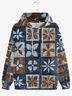 Abstract Vintage Texture Hoodie Sweatshirt