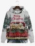 Christmas Puppy Pika Hoodie Sweatshirt
