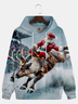 Wild Santa Cowboy Hoodie Sweatshirt