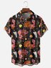 Moisture Wicking Thanksgiving Turkey Chest Pocket Casual Shirt