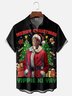 Moisture Wicking Christmas Die Hard Chest Pocket Casual Shirt