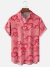 Moisture-wicking Saint Valentine‘s Day Heart Chest Pocket Casual Shirt