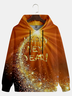 Happy New Year Gold Glitter Happy New Year Hoodie Sweatshirt