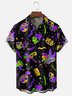 Moisture-wicking Mardi Gras Carnival Mask Chest Pocket Casual Shirt