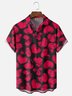 Moisture Wicking Valentine's Day Heart Chest Pocket Casual Shirt