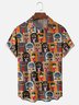 Moisture Wicking Valentine's Day Cat Heart Chest Pocket Casual Shirt