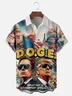 Moisture wicking Musk Trump D.O.G.E. chest pocket casual shirt