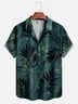 Tall Size Moisture-wicking Leaf Aloha Shirt