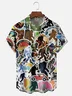 Moisture Wicking Hawaiian Bigfoot Chest Pocket Casual Shirt