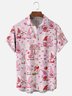Moisture-wicking Valentine's Day Heart Gnome Chest Pocket Casual Shirt