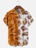 Moisture-wicking Leaf Chest Pocket Hawaiian Shirt