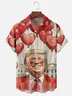 Moisture Wicking Valentine's Day Trump Chest Pocket Casual Shirt