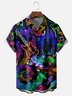Moisture-wicking Music Instrument Guitar Notes Chest Pocket Casual Shirt