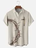 Moisture-wicking Religion Christ "God's Children Are Not For Sale" Chest Pocket Casual Shirt