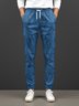 Moisture wicking Plant Leaf Pattern Casual Pants