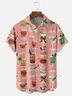 Moisture-wicking Mid-century Cocktail Chest Pocket Hawaiian Shirt