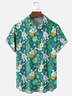 Moisture-wicking Easter Bunny Rabbit Eggs Chest Pocket Casual Shirt