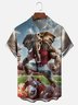 Moisture-wicking Alabama Football Super Elephant Red Chest Pocket Casual Shirt