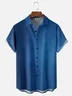 Moisture-wicking Gradient Color Chest Pocket Casual Shirt