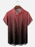 Moisture-wicking Gradient Geomatric Chest Pocket Casual Shirt