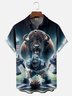 Moisture-wicking New York State American Football Art Buffalo Chest Pocket Casual Shirt