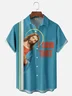 Moisture Wicking Stripes God Jesus Chest Pocket Hawaiian Shirt