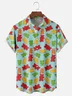 Moisture-wicking Colorful Bear Chest Pocket Hawaiian Shirt