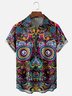 Moisture-wicking Cinco de Mayo Day of the Death Skeleton Chest Pocket Casual Shirt