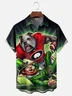 Moisture-wicking American Football Georgia Art Bulldogs Chest Pocket Casual Shirt