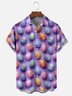 Moisture-wicking Easter Eggs Chest Pocket Casual Shirt