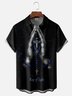 Moisture-wicking Easter Jesus Praying Hands Folded Cross Chest Pocket Casual Shirt