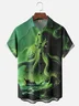 Moisture-wicking Ocean Nautical Sailing Boat Octopus Chest Pocket Hawaiian Shirt