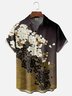 Moisture-wicking Japanese Cherry Blossom Ukiyoe Chest Pocket Casual Shirt