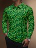 Moisture Wicking St. Patrick's Day Shamrock Lucky Golf Polo