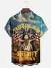 Moisture-wicking There Is A New Sheriff In Town Trump Cowboy Chest Pocket Casual Shirt