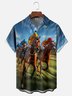 Moisture-wicking Kentucky Derby Horse Racing Chest Pocket Casual Shirt