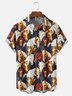 Moisture-wicking Kentucky Derby Horse Chest Pocket Casual Shirt