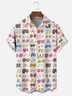 Moisture-wicking Art Boobs Chest Pocket Casual Shirt