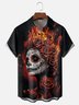 Moisture-wicking Cinco de Mayo Day of the Death Skeleton Girl Chest Pocket Casual Shirt