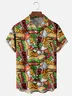 Moisture Wicking Fun Burger Fries Hawaiian Shirt