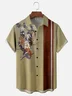 Moisture-wicking Western Cowboy Chest Pocket Bowling Shirt