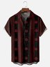 PMoisture-wicking Young Fashion Rose Art Chest Pocket Bowling Shirt