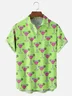 Moisture-wicking Funky Cocktail Chest Pocket Hawaiian Shirt