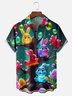 Moisture-wicking Happy Easter Dream Bunny Egg Fun Chest Pocket Casual Shirt