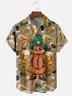 Moisture-wicking Hot Dog Sausage Beer Chest Pocket Hawaiian Shirt